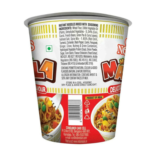Indo Nissin Cup Noodles Mazedaar Masala