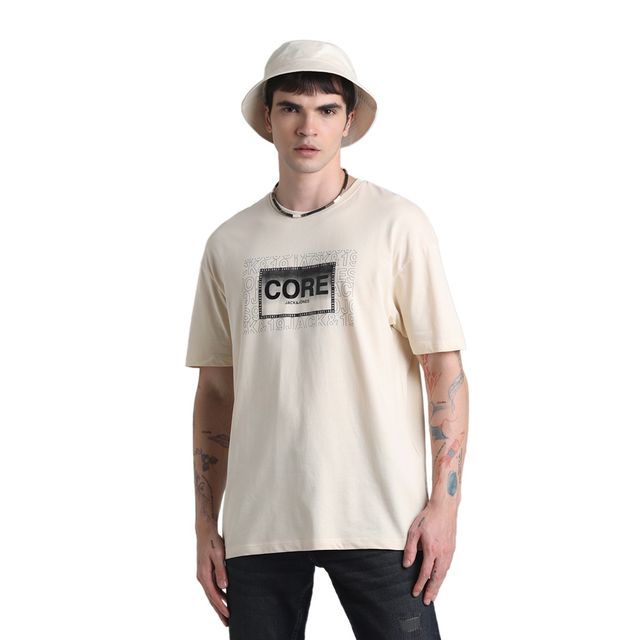 jone　オーダー JACK & JONES Men's Boxy fit T-shirt - Buy at ₹811 Online