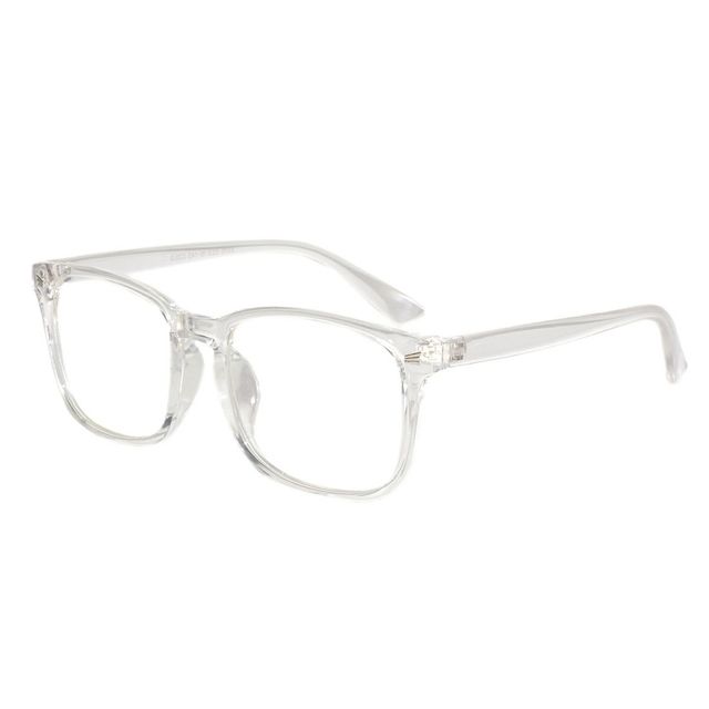 Peter Jones Unisex Acetate Eyeglass Frame | Transparent - Free Size