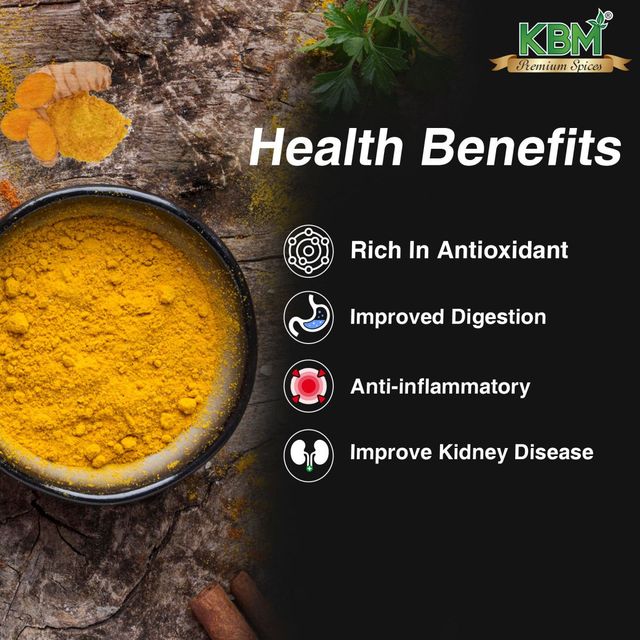 KBM Premium Spices Turmeric Powder