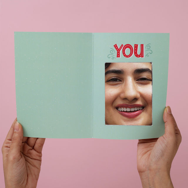 Oye Happy Christmas Mirror Card