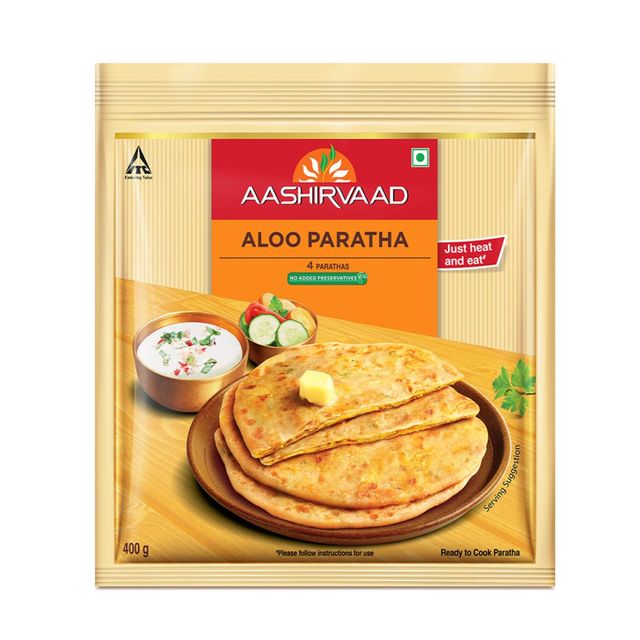 Aashirvaad Ready To Cook Aloo Paratha 400 g Combo
