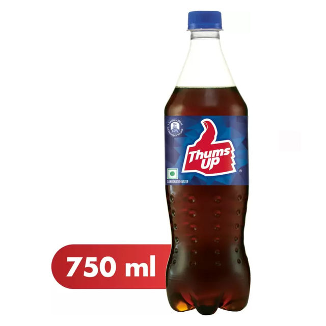 Too Yumm! Sour Cream & Onion Veggie Stix | Munching Snack | On-The-Go Munchies(75gms) & Thums Up Soft Drink(750ml) Combo