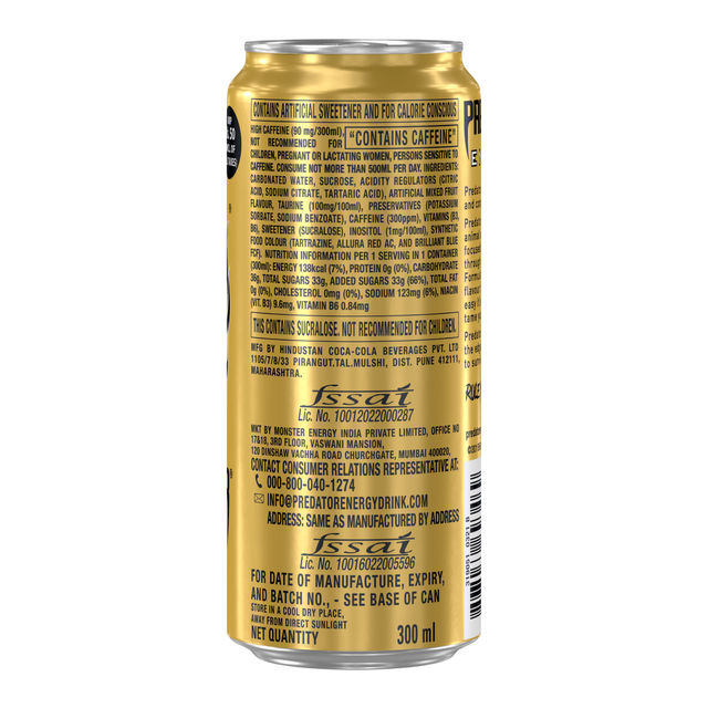 Predator Energy Drink Can 300 ml Combo