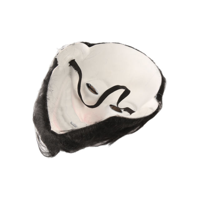 Festvista Halloween Black Ghost Facemask