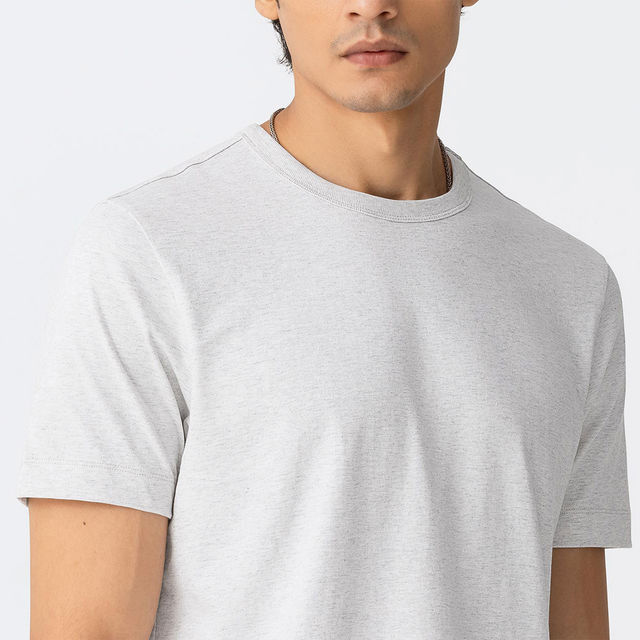 March Men's Cotton Heavy Crew | Marble - 2XL