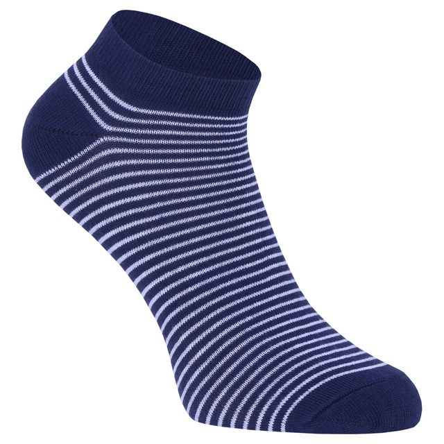 Beyond Unisex Striped Cotton Low Cut Socks | Assorted - Free Size