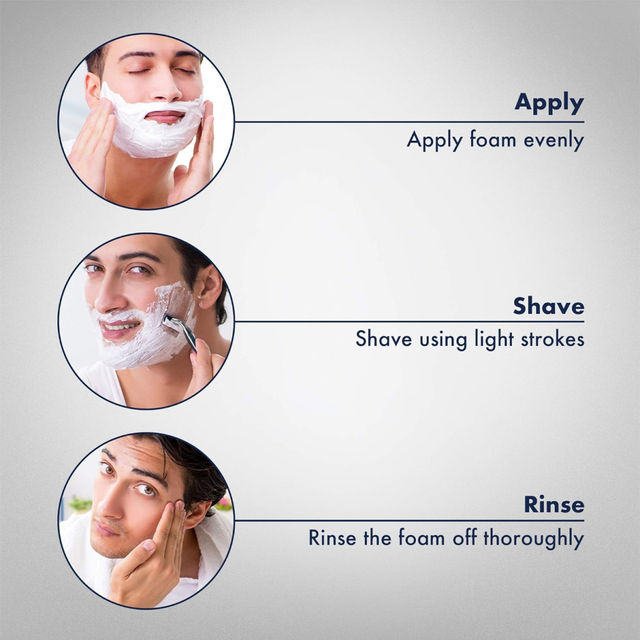 Gillette Mach 3 Razor for men (1 Handle+ 2 shaving blades) + Regular pre shave foam(50gm) combo.