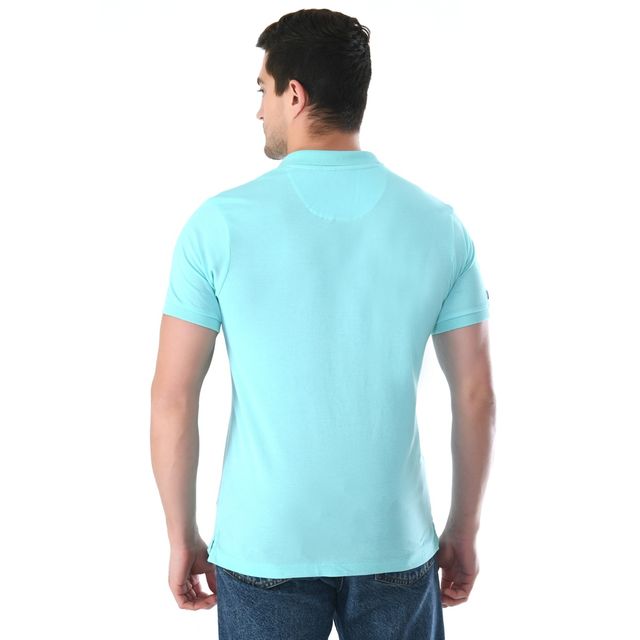 Playr Men's Adult Lifestyle Merc Polo 100% Cotton for All Season | Sea | M