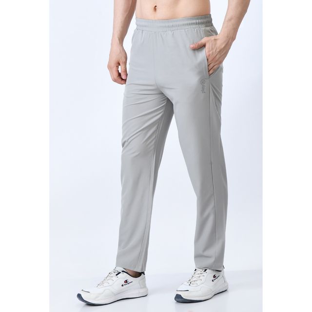 PlayR Men's Running Strike 95% Polyester 5% Spandex | Light Grey - M