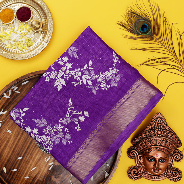 Oye Happy Dola Jari Saree With Sequence Silk
