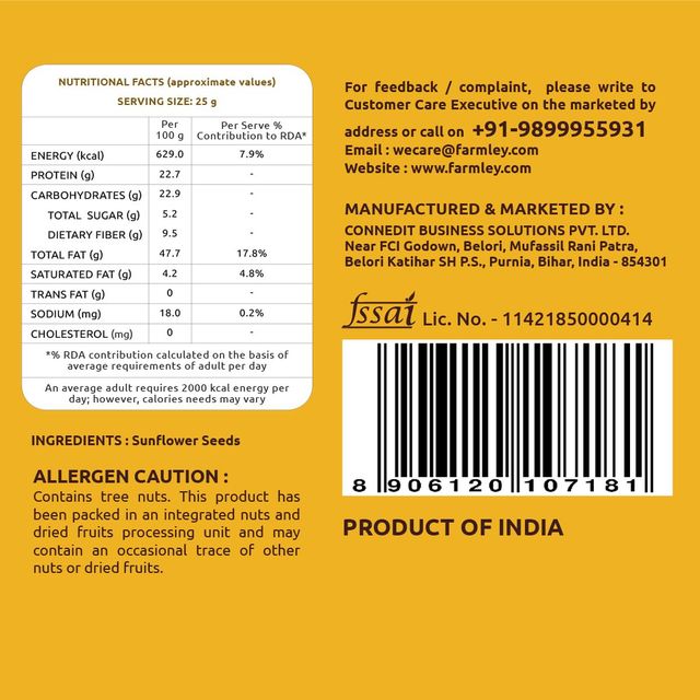 Farmley Premium Sunflower Seeds