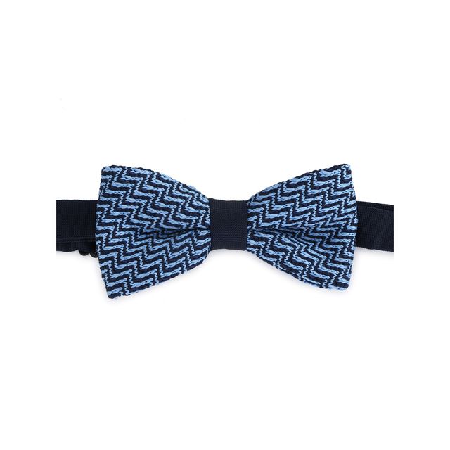 Calvadoss Men's Knitted Bow Tie | Bow 2154 | Blue