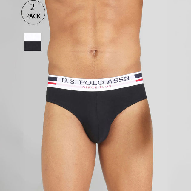 U.S. Polo Assn. | Underwear Pack of 2 | XL | Briefs | I006 | Black
