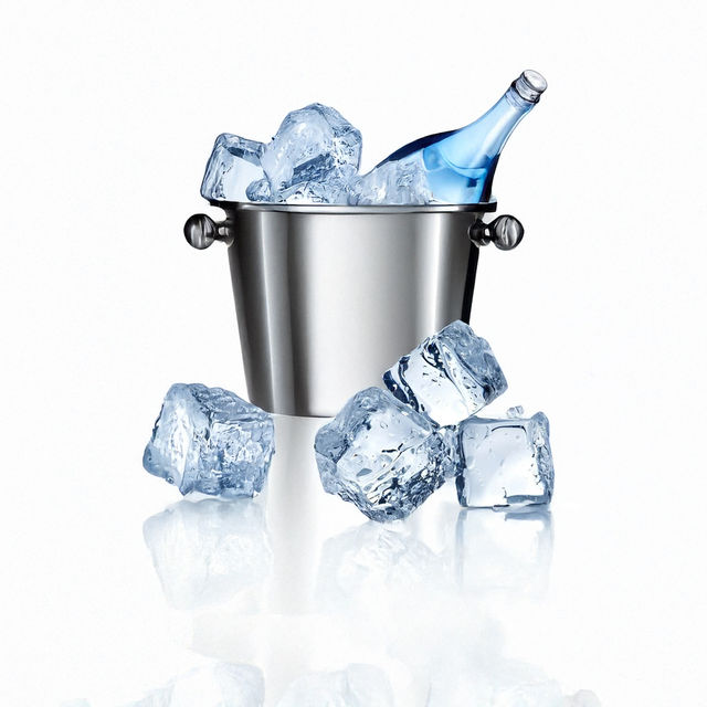 Golden Cube Ice Cubes