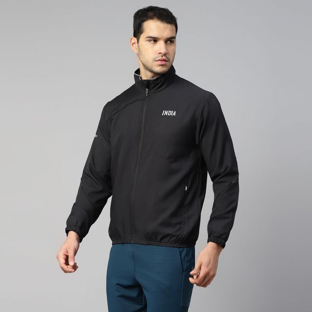 Dida Men's Sports Jacket | Regular Comfortable Stretchable Dry-Fit - Dark Green | L