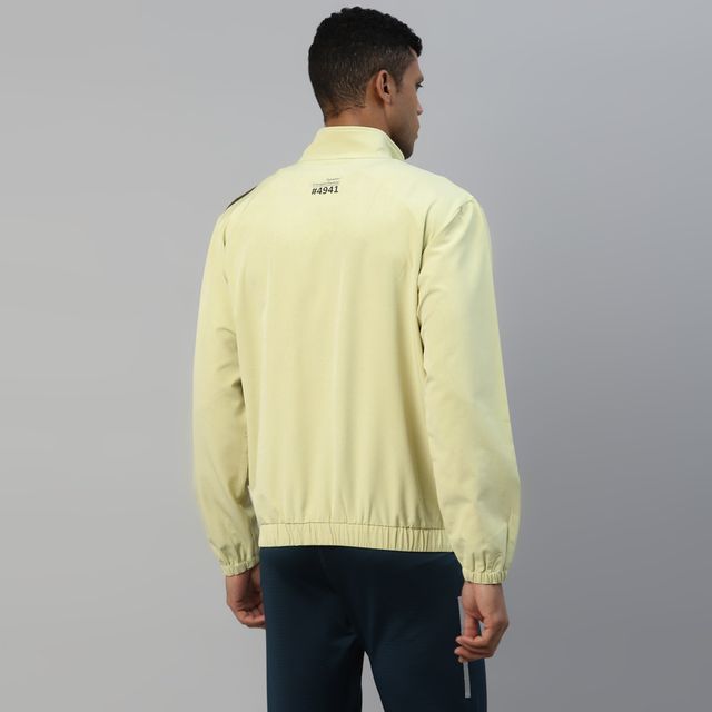 Dida Men's Sports Jacket | Regular Comfortable Stretchable Dry-Fit | S.Green - L