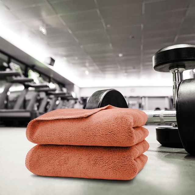 Sassoon Microfiber Gym-Sports Towel | Rust | 40 x 60 cm