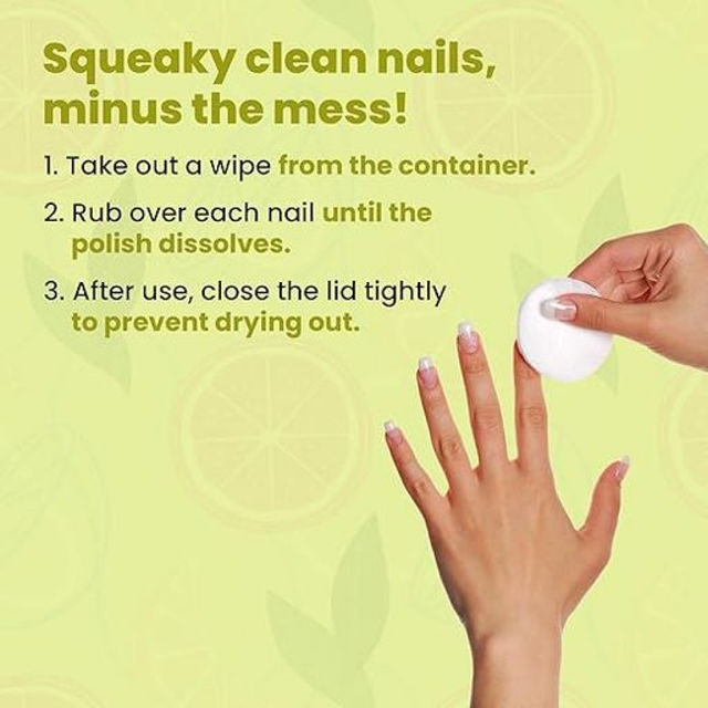 Bronson Professional Nail Polish Remover Wipes - Stawberry