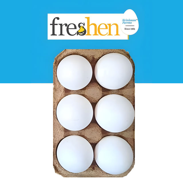 Freshen White Eggs 6 pc Combo