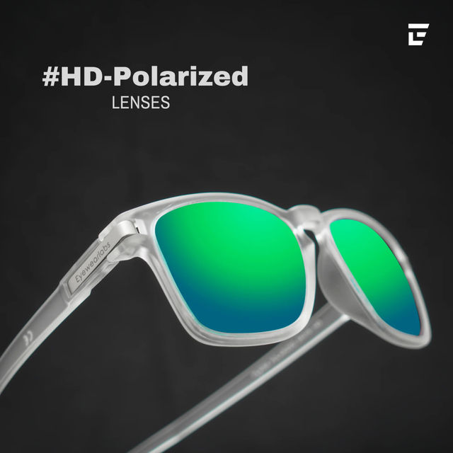 Eyewearlabs Men Sunglassses Crystal Green Wayfarer