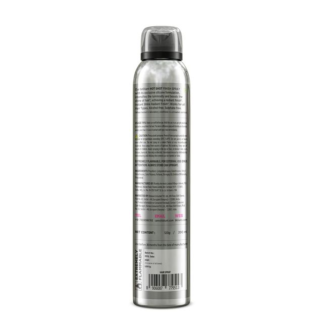 Bblunt Hot Shot Finish Spray For Radiant Shine