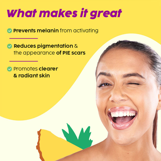 Plix Pineapple Face Serum with Alpha Arbutin for Pigmentation & Dark Spots