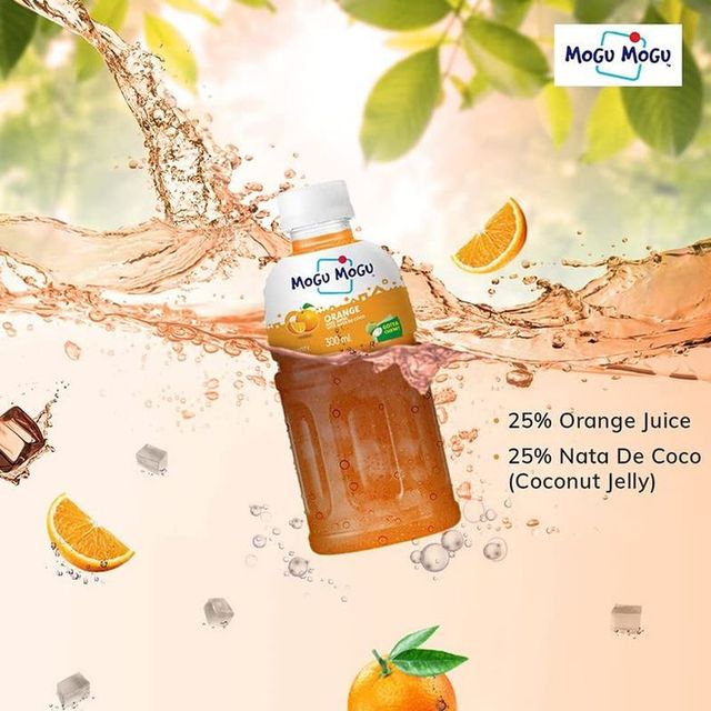 Mogu Mogu Orange Juice Drink 300 ml Combo