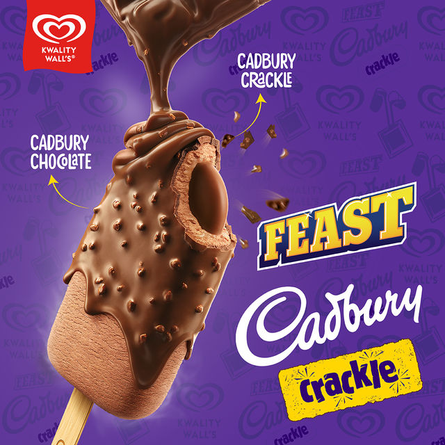 Kwality Wall's Feast Cadbury Crackle Stick 70 ml Combo