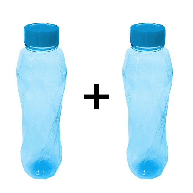 Princeware Pet Fridge Bottle Silky 900 ml | Blue 1 pc X 2 Combo
