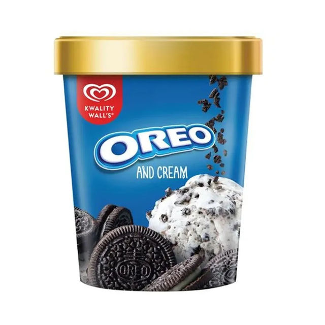 Kwality Wall's Oreo And Cream Tub