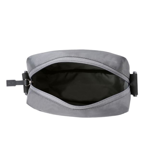 Tommy Hilfiger Unisex Solid Polyester 2 L Crossbody Bag | Grey - Free Size