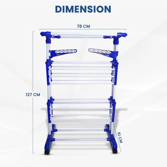 Peng Essentials Superload Cloth Drying Stand - Pre-Assembled, Spacious Drying Area