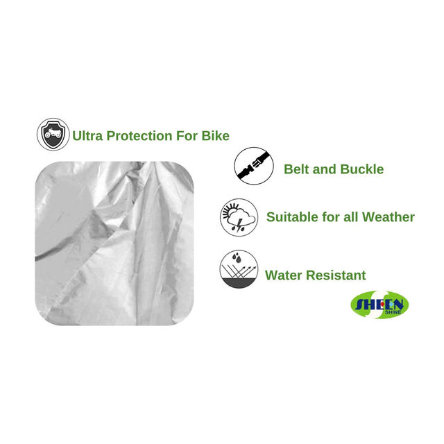 Sheen SBCsilver01 Waterproof Two Wheeler Cover for Honda (Activa, Silver)