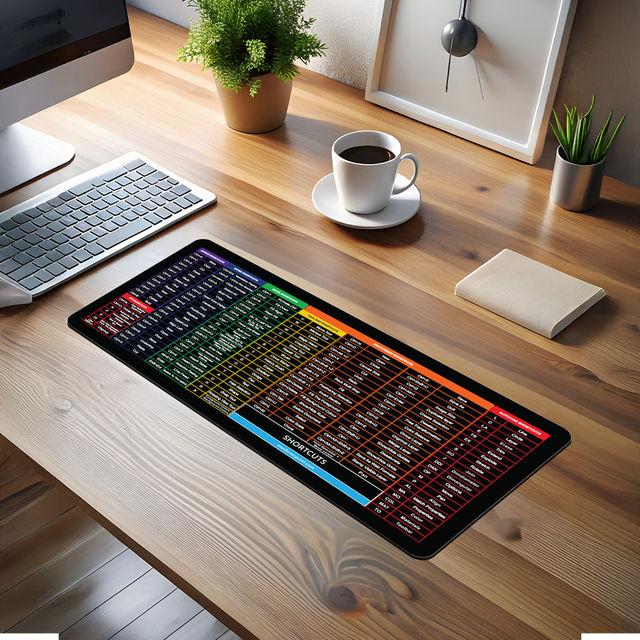 Mad Over Print Shortcut Desk Mat