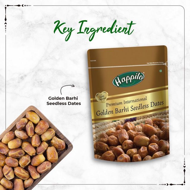 Happilo Premium International Golden Barih Seedless Dates