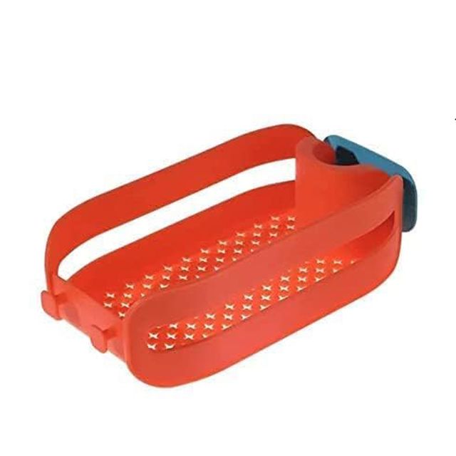 Sapna 2 in 1 Home Sink Organizer | Multipurpose Rack Orange Colour