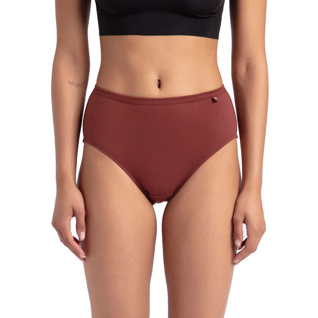 Jockey 1406 Women's Super Combed Cotton Mid Waist Hipster Panty|PO3 | Multicolor Dark assorted-S