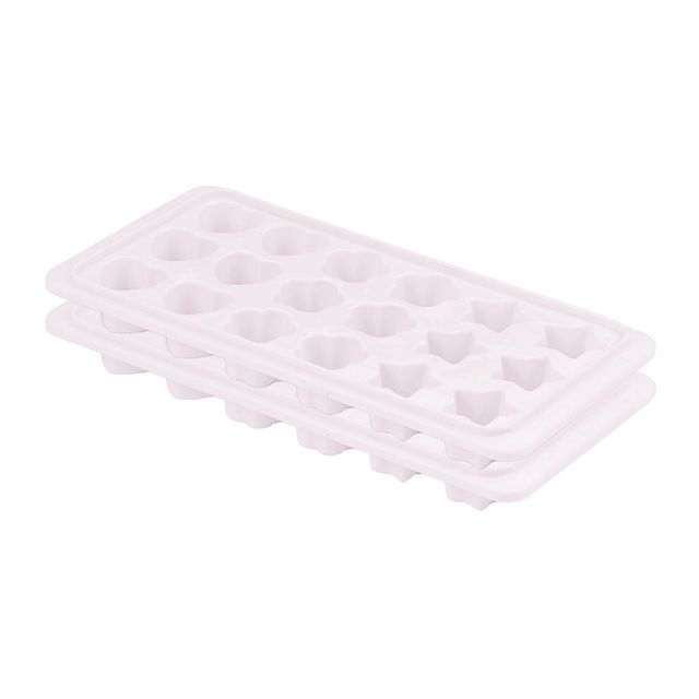 Multi Shape Ice Cube Tray (Set Of 2) 1 pc X 2 Combo