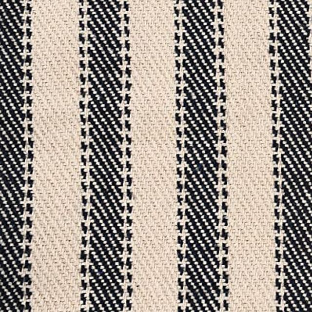Sashaa World Navy Striped Sofa Throw