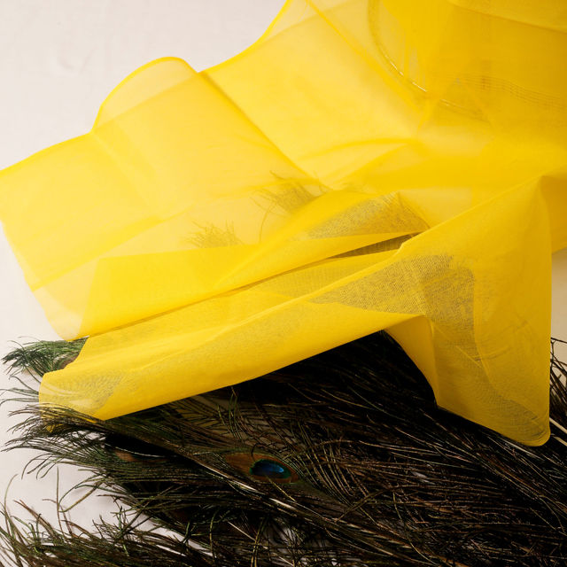 Divine Vibes Pooja Cloth 1.25 Meter - Yellow
