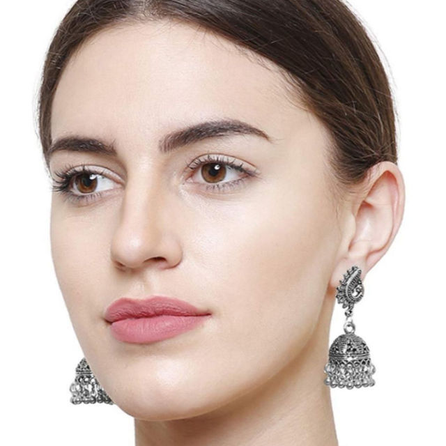 YouBella Jewellery Earrings Afghani Jhumka earrings ear rings for Girls & Women (YBEAR - 32205)