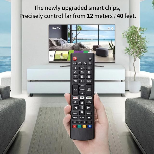 Ailkin Remote Control for All LG Smart TV LCD LED OLED UHD HDTV Plasma Magic 3D 4K Webos TVs AKB75095307 AKB75375604 AKB75675304 AKB74915305