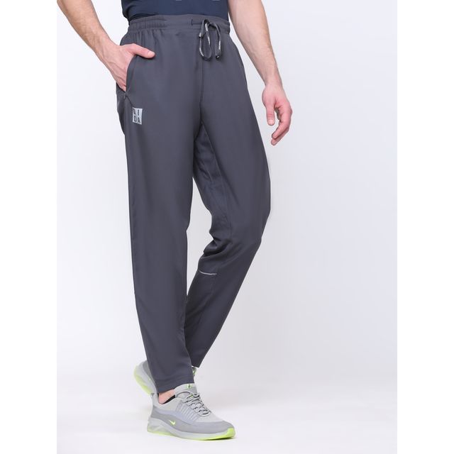 Dida Men's Track Pant Regular Comfortable Stretchable Dry-Fit | Grey - M
