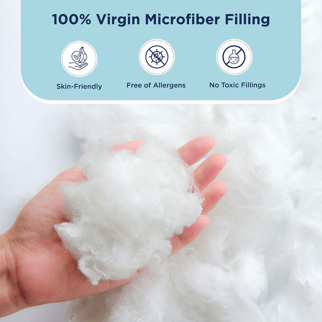 The Sleep Company Pack of 2 Super Soft Microfiber Pillow by TSC