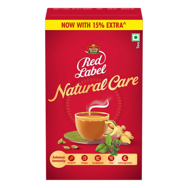 Red Label Natural Care Natural Tea with 5 Ayurvedic Ingredients