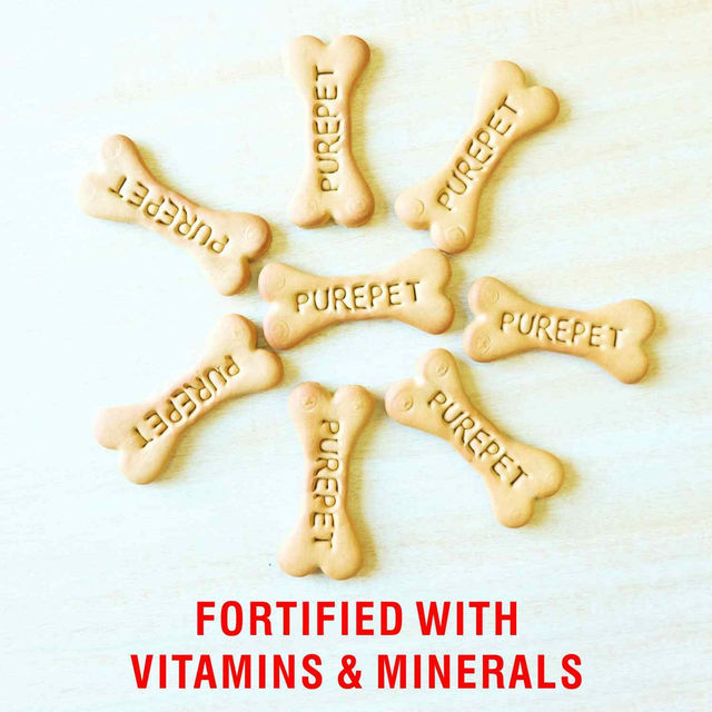 Purepet Chicken Flavour Dog Biscuit Treats Jar