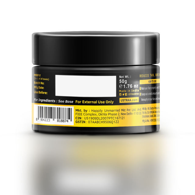 Ustraa Total De Tan Kit (Face Scrub De-tan -100g & De-Tan Face Cream -50g)
