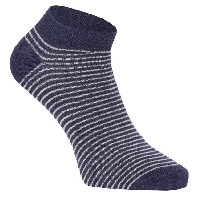 Beyond Unisex Striped Cotton Low Cut Socks | Assorted - Free Size