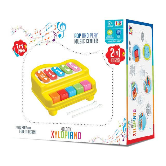 Itoys Xylophone-5 Keys(Colour May Vary)